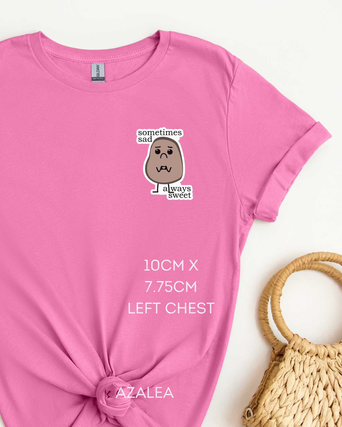 Sad Potato Shirt - sometimes sad always sweet - BE KIND SHIRT/PINK SHIRT DAY