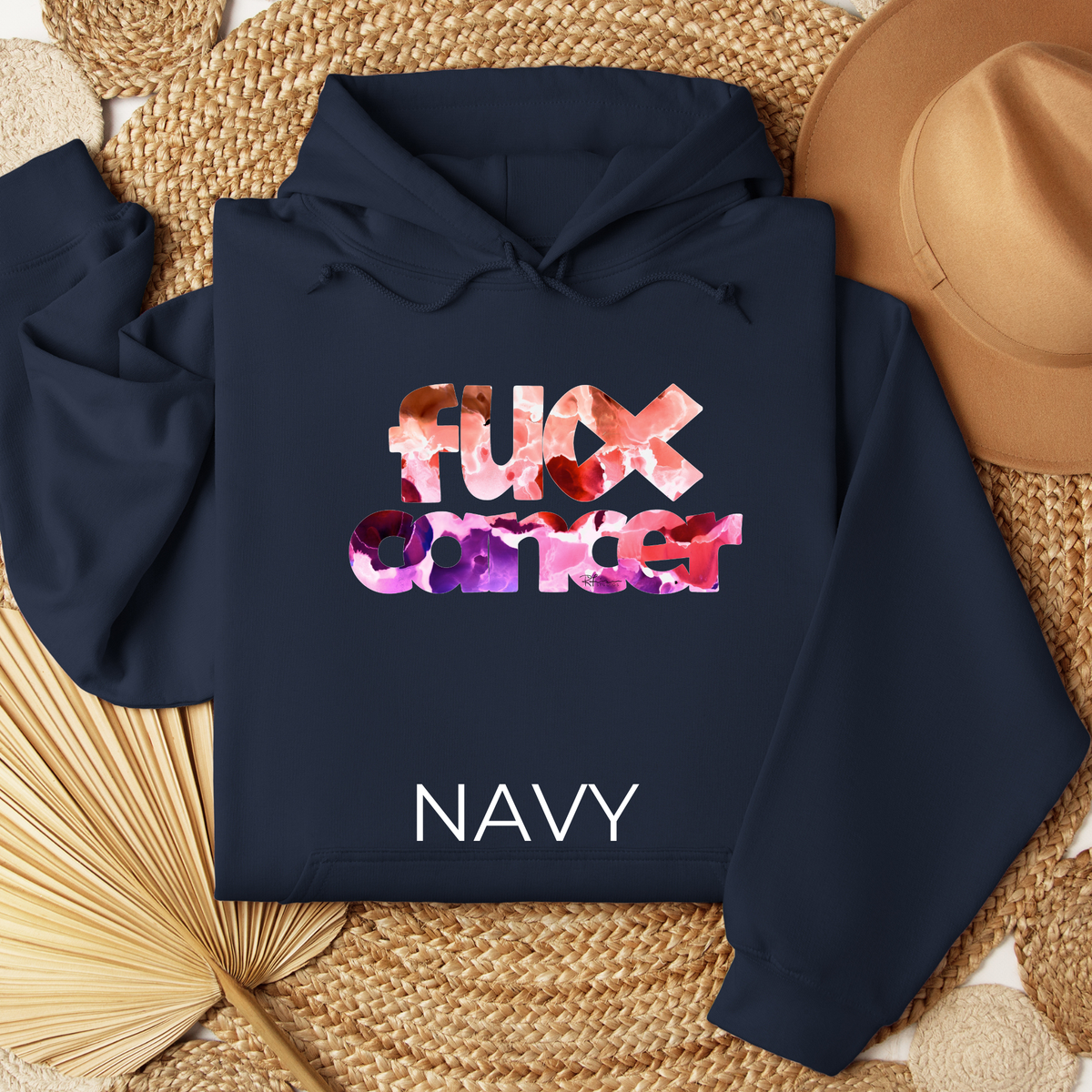 Fu*k Cancer Apparel For Breast Cancer - Adult Hoodie Bunnyhug Pullovers Fleece