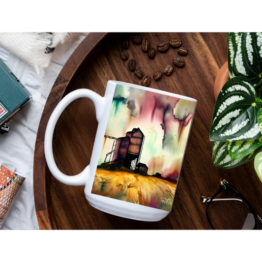 Auburn Skies and Haze Combination - 15oz Mug - Prairie Love Collection - PREORDER