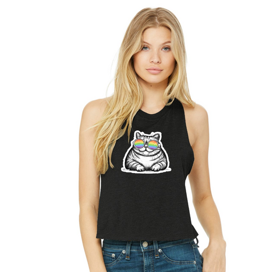 Pride Preorder - Adult Unisex "Cropped" Tank Top - Reese the Beast