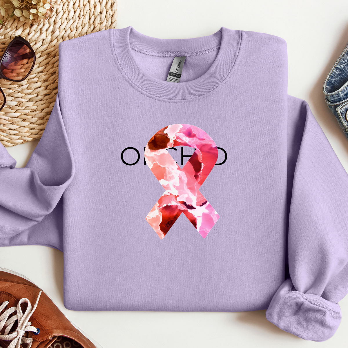 Pink Ribbon Apparel For Breast Cancer - Sweatshirt Pullovers Fleece
