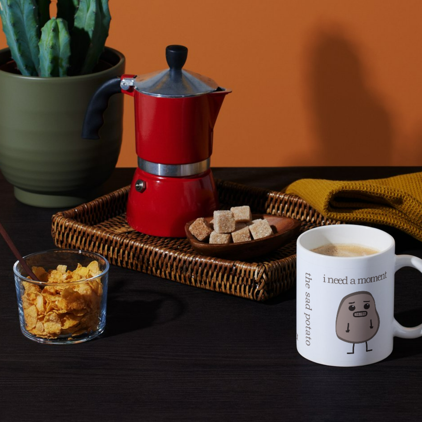 Coffee Cup/Mug - i need a moment - The Sad Potato Collection