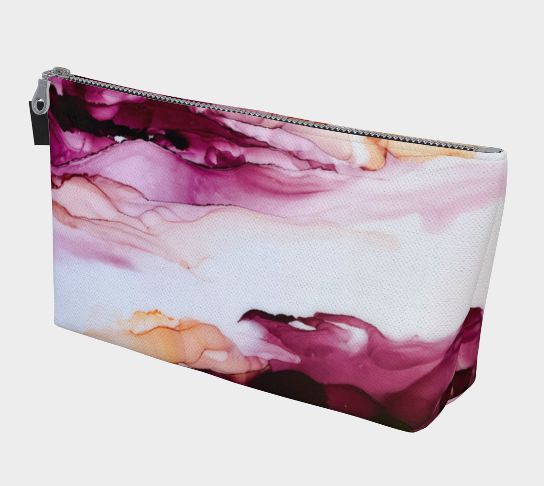 Arizona Sunset - Beauty Bag - Alcohol Ink Art Print - In Stock