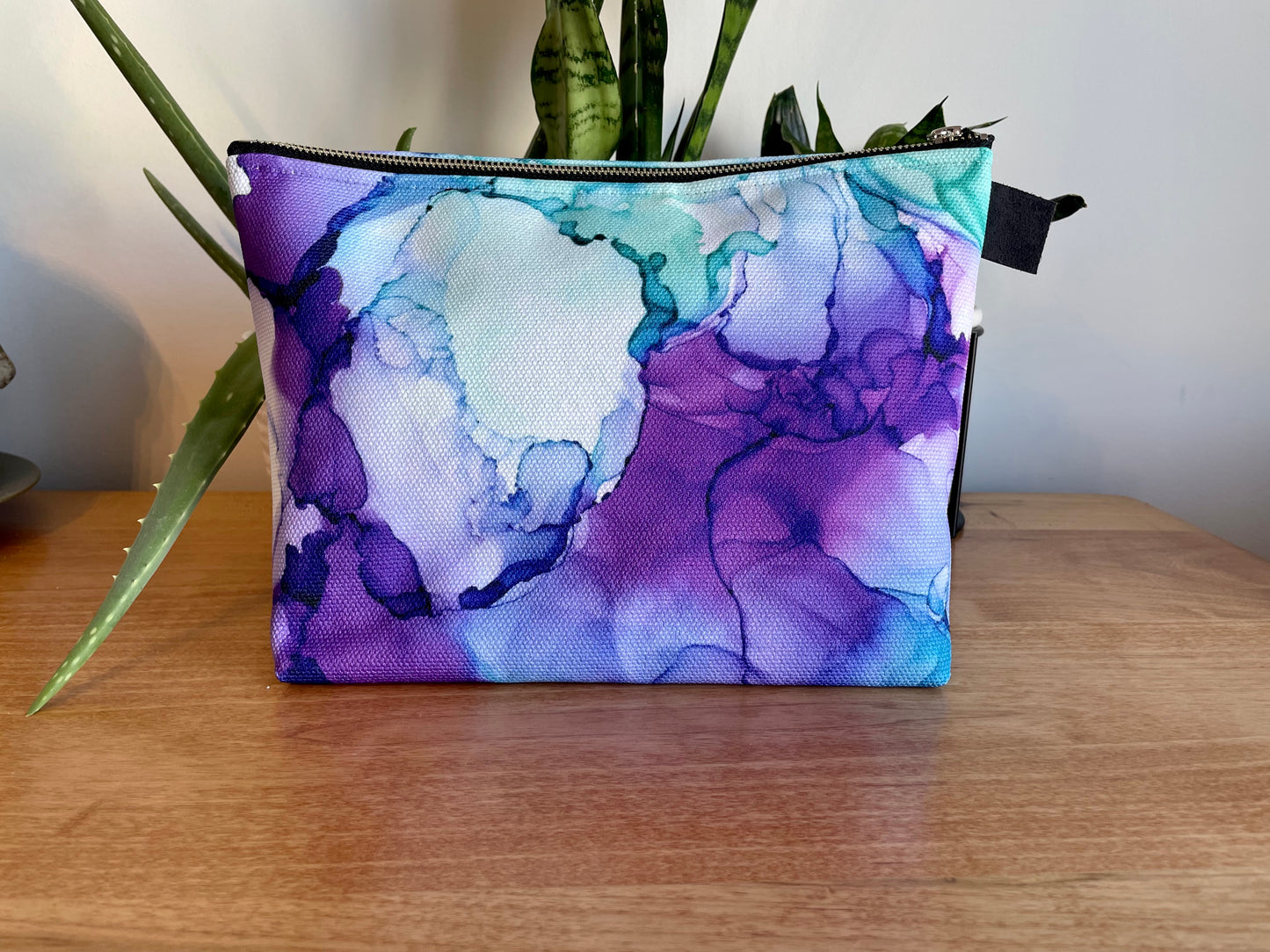 Jasmine - Beauty Bag - Alcohol Ink Art Print - In Stock