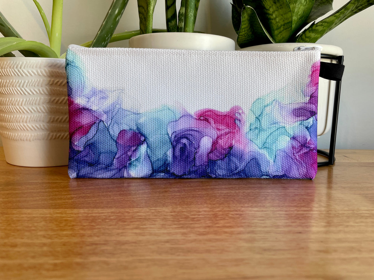 Wild Garden - Accessory Bag - Alcohol Ink Art Print - In Stock