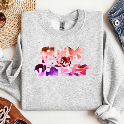 Fu*k Cancer Apparel For Breast Cancer - Adult Hoodie Bunnyhug Pullovers Fleece
