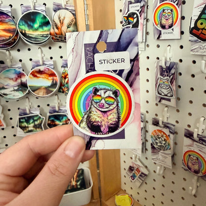 PRIDE STICKERS & MAGNETS & TEMPORARY TATTOOS