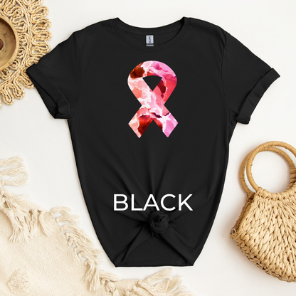 Pink Ribbon Apparel For Breast Cancer - Adult T-Shirt