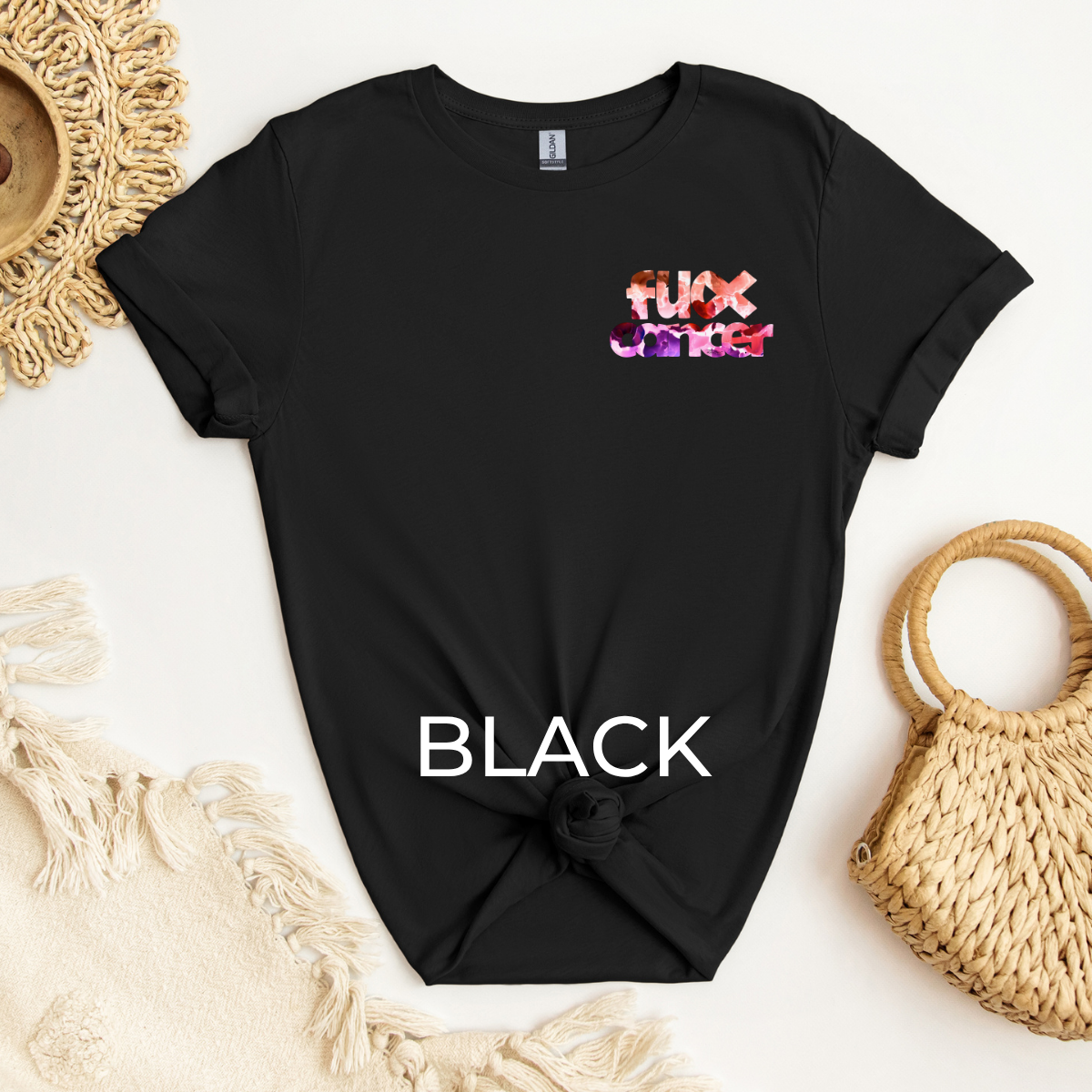 F*ck Cancer Apparel For Breast Cancer - Adult T-Shirt