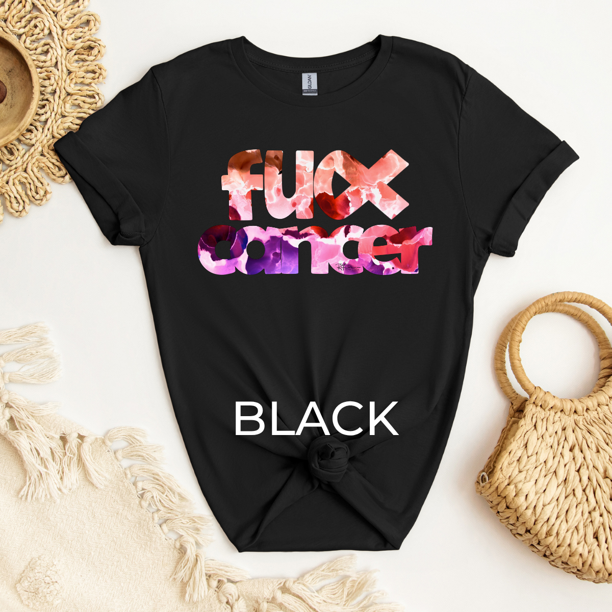 F*ck Cancer Apparel For Breast Cancer - Adult T-Shirt