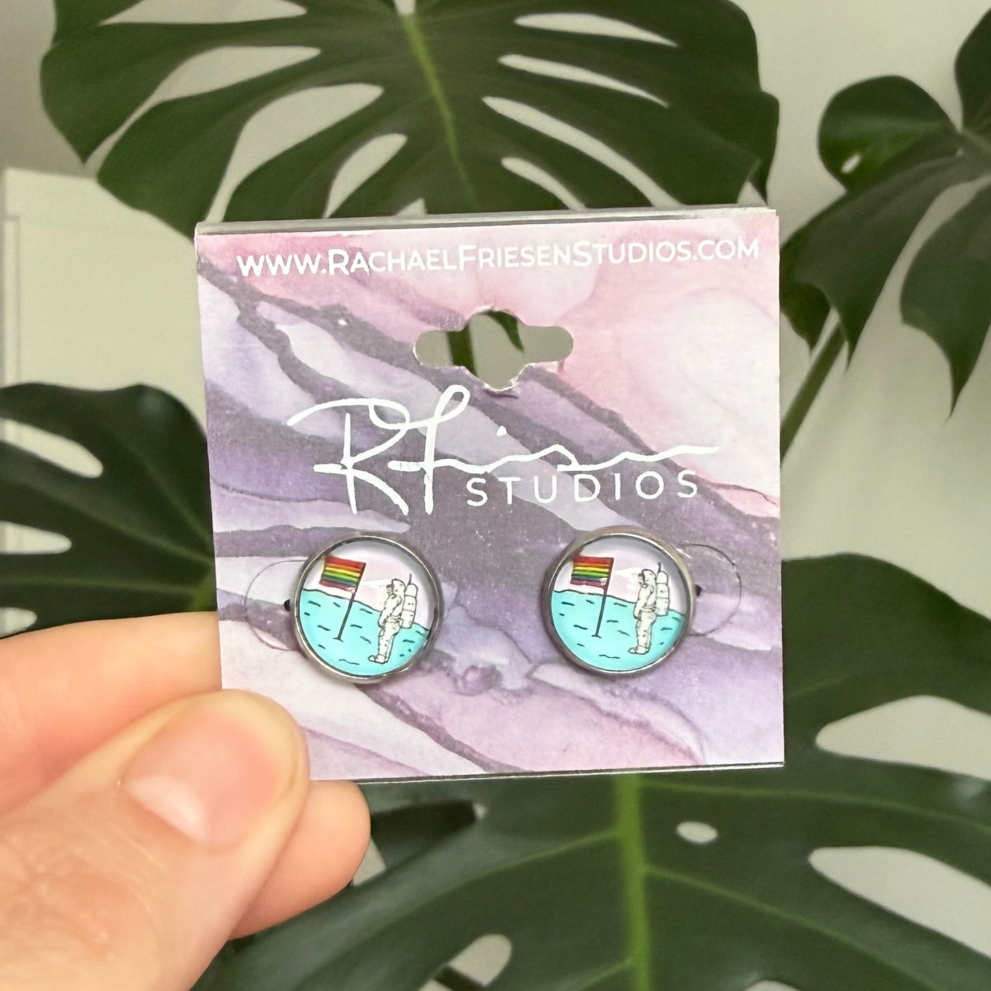 Pride Earrings - Moon Landing