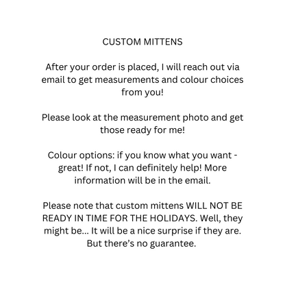 Mittens - The Original Thicc Mitt by Rachael.