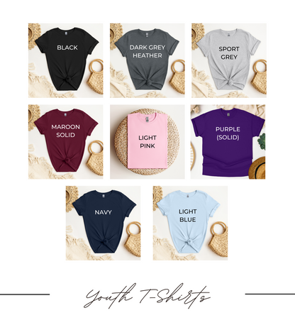 Youth T-Shirt - Pastel Hearts - Pride Preorder