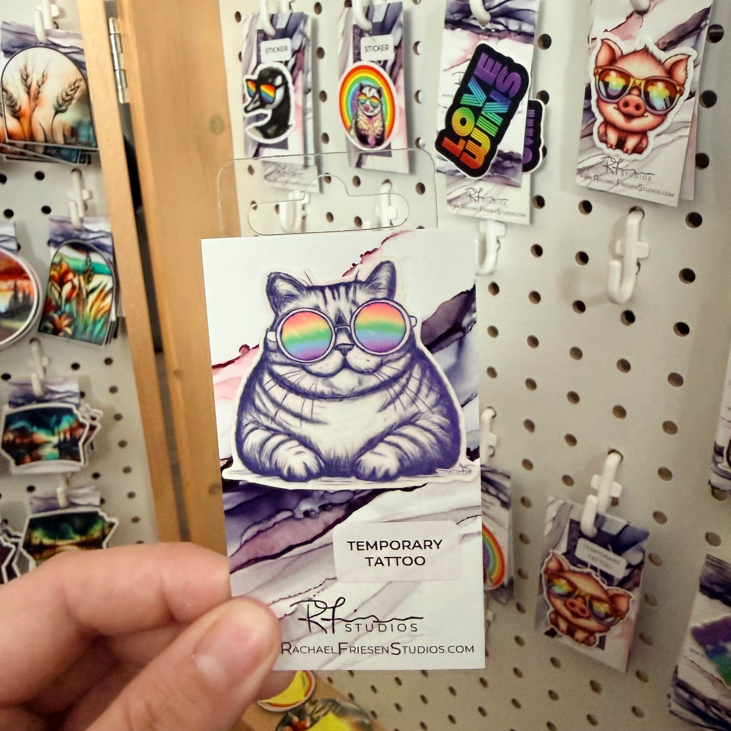 PRIDE STICKERS & MAGNETS & TEMPORARY TATTOOS