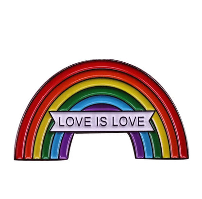 Pride Pin - Rainbow - Love is Love