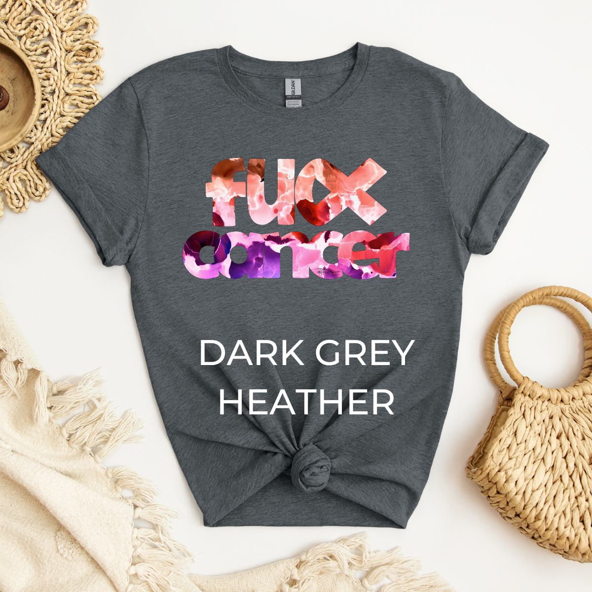 F*ck Cancer Apparel For Breast Cancer - Adult T-Shirt