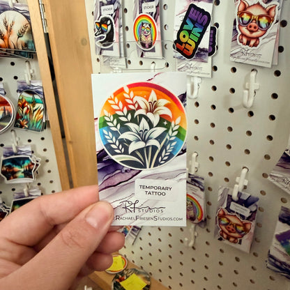 PRIDE STICKERS & MAGNETS & TEMPORARY TATTOOS