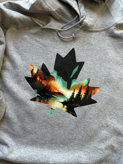 Canada Maple Leaf - "Sienna Glow 2.0" Painting - Apparel