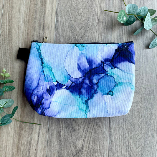 Lucid Dreams - Beauty Bag - Alcohol Ink Art Print - In Stock