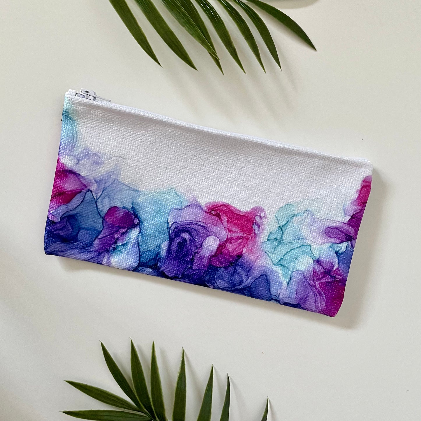 Wild Garden - Accessory Bag - Alcohol Ink Art Print - In Stock