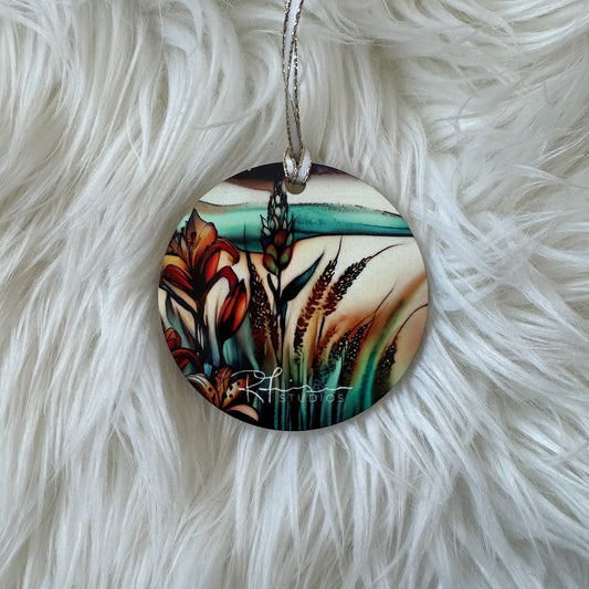 Ornament - 1.5 Lilies and Some Wheat - Holiday Preorder