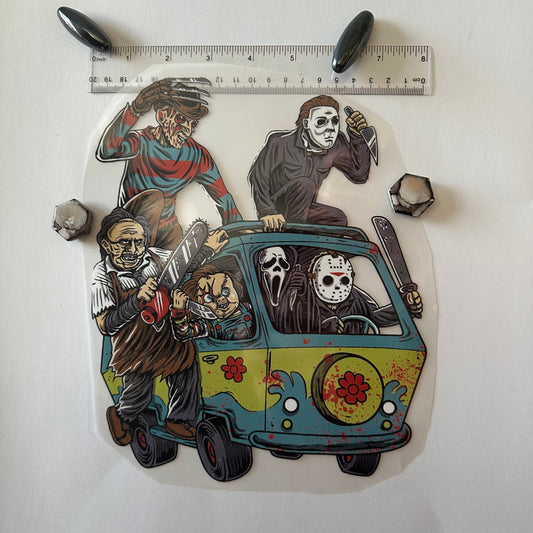 Clearance Transfers - horror dudes in van