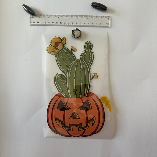 Clearance Transfers - pumpkin cactus
