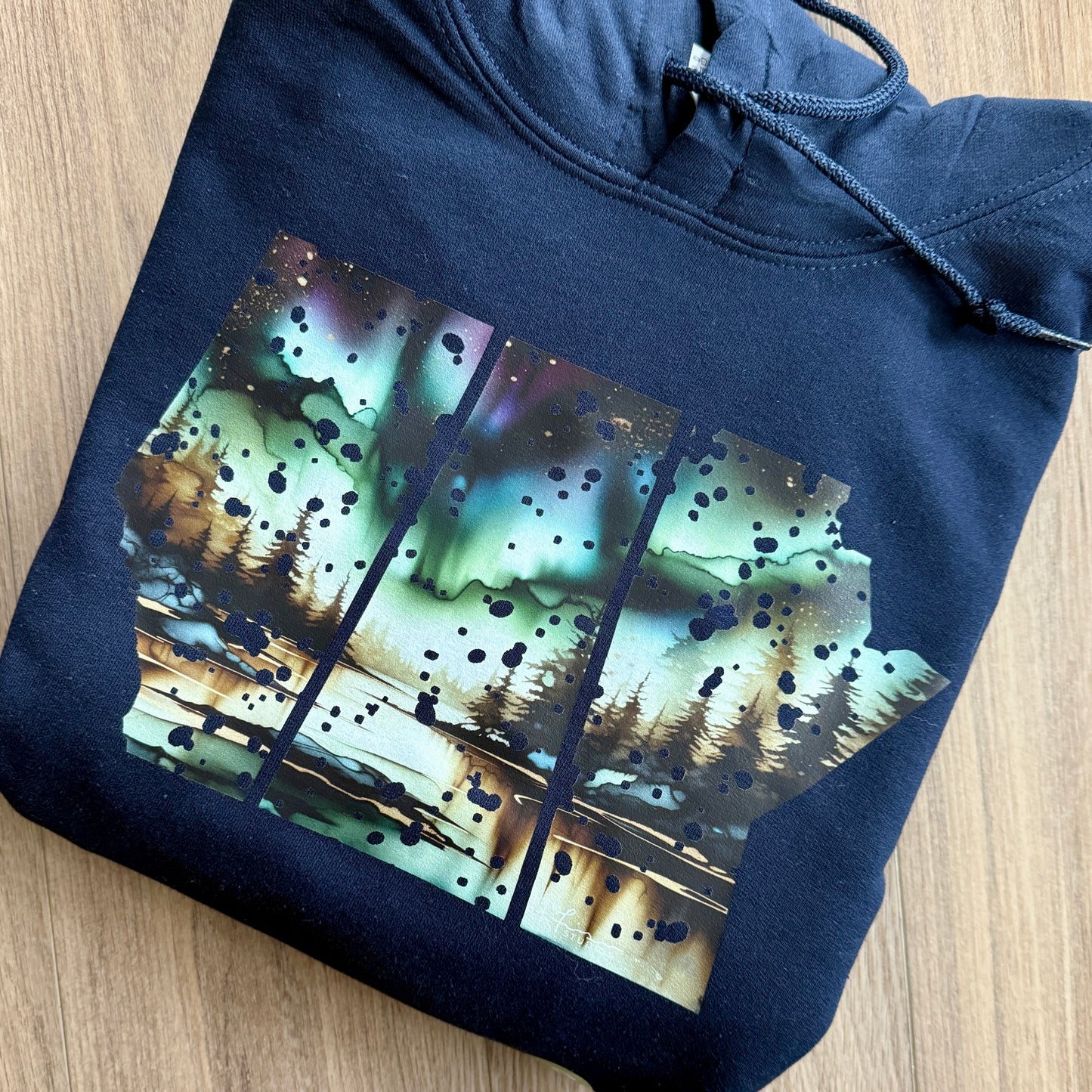 True North Strong/Prairie Strong - "Monsoon Skies" Painting - Apparel