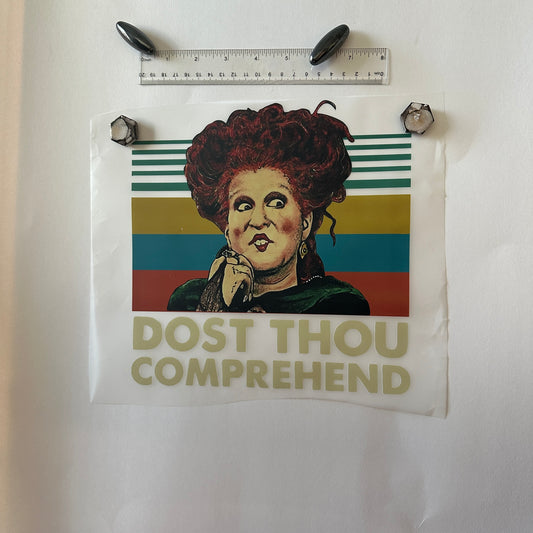 Clearance Transfers - dost though comprehend
