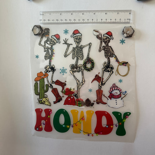 Clearance Transfers - howdy skeletons