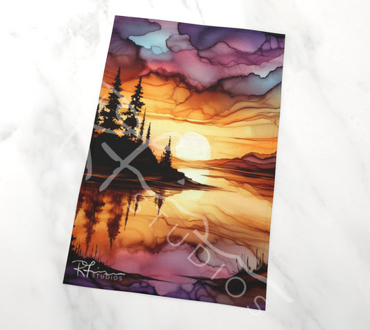 Dish Towel/Tea Towel/Kitchen Towel - Ember - IN STOCK