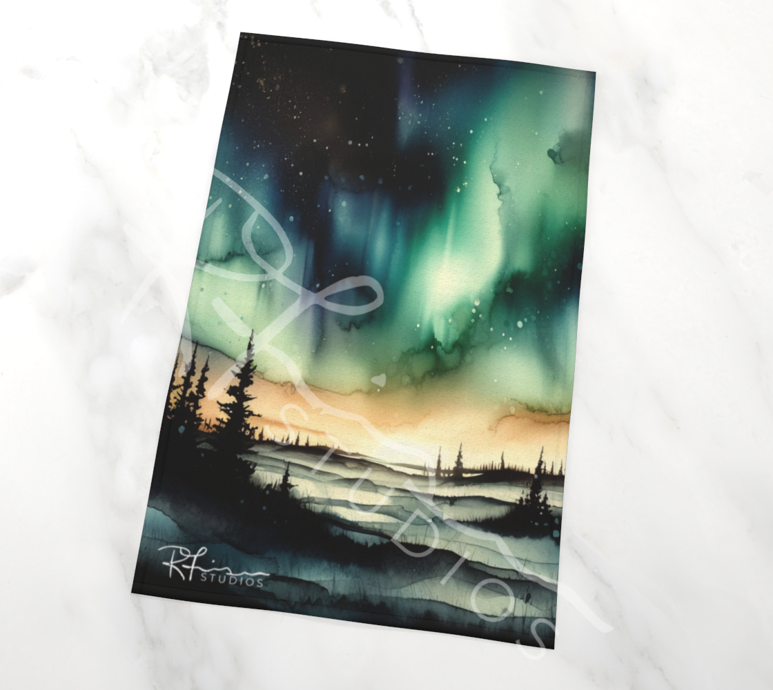 Dish Towel/Tea Towel/Kitchen Towel - Midnight - IN STOCK