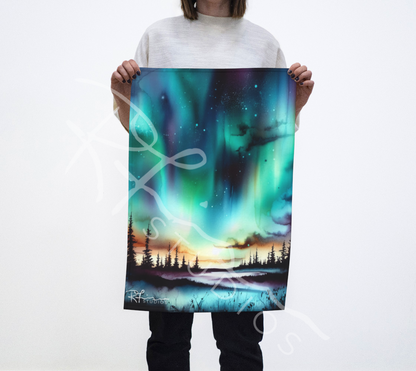 Kitchen Towel/Dish Towel/Tea Towel - 2024 Northern Lights