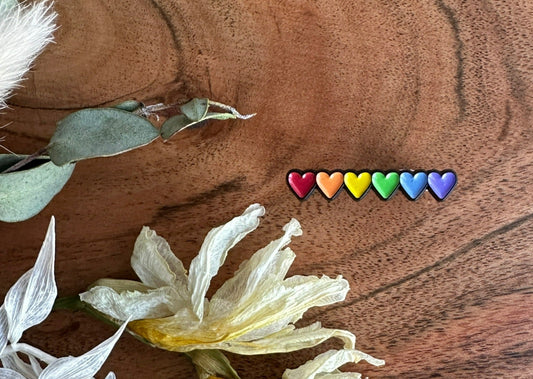 Pride Pin - Tiny Hearts - PREORDER
