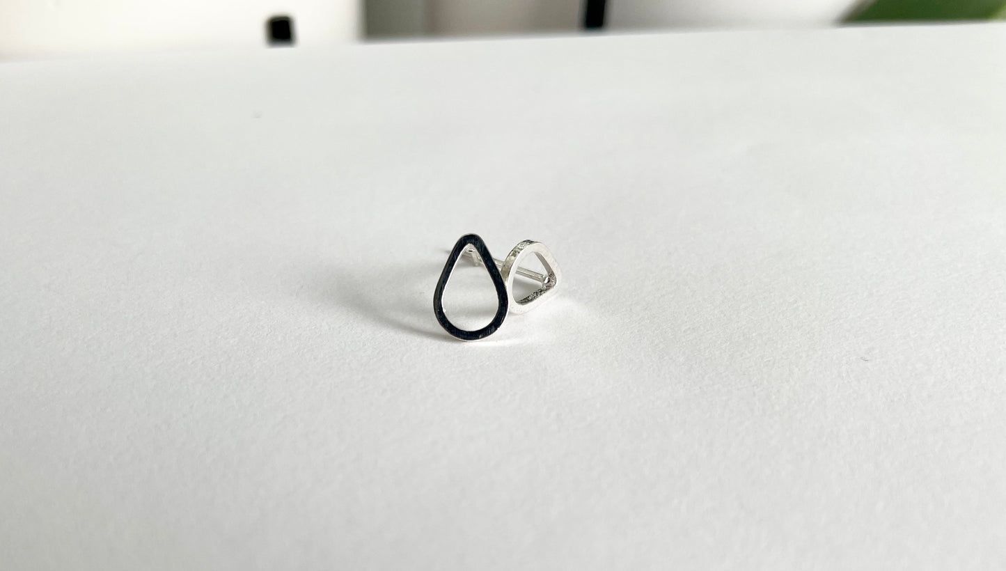 Tear-Drop Stud Earrings - Hypoallergenic Surgical Stainless Steel