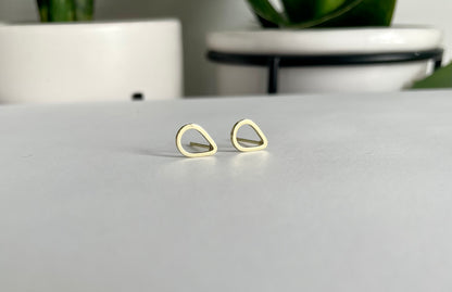 Tear-Drop Stud Earrings - Hypoallergenic Surgical Stainless Steel