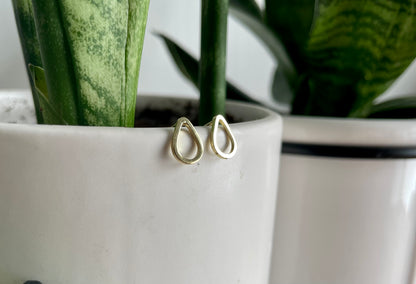 Tear-Drop Stud Earrings - Hypoallergenic Surgical Stainless Steel