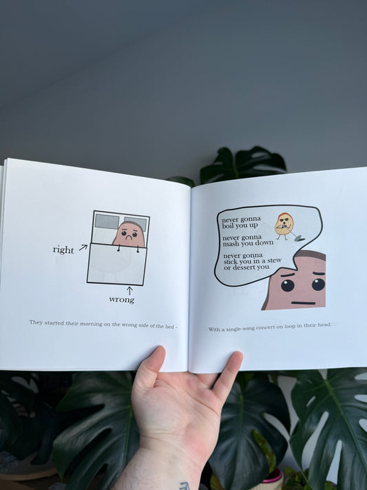 The Sad Potato by Rachael Friesen - a book about mental health, emotions, and calming down