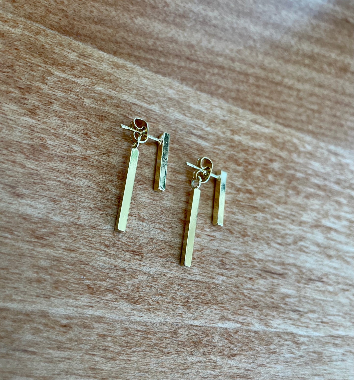 Double Bar Stud Earrings - Hypoallergenic Surgical Stainless Steel