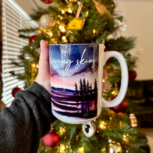 Coffee Cup/Mug - "Lavender Haze Land of Living Skies" 2023 Collection