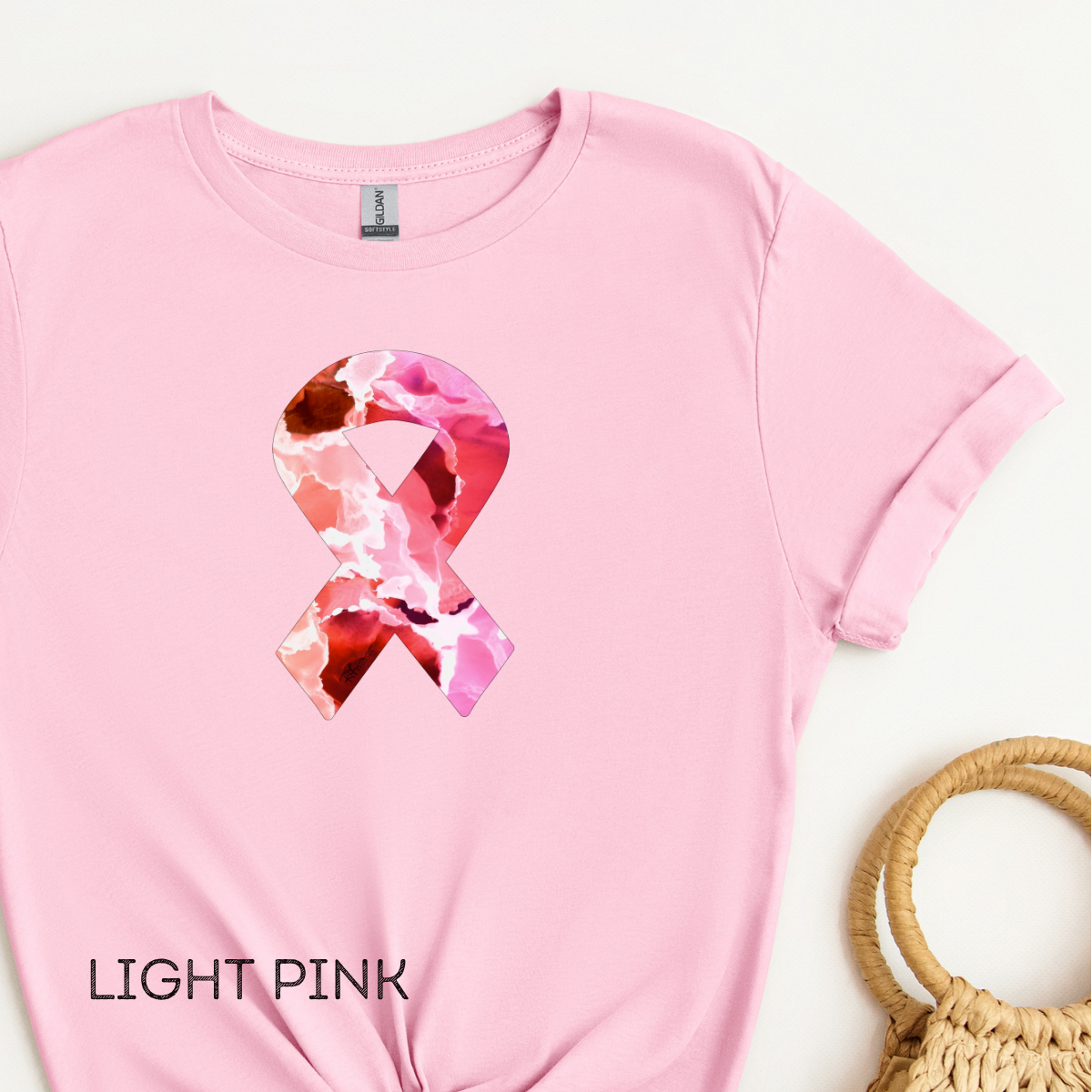 Pink Ribbon Apparel For Breast Cancer - Adult T-Shirt