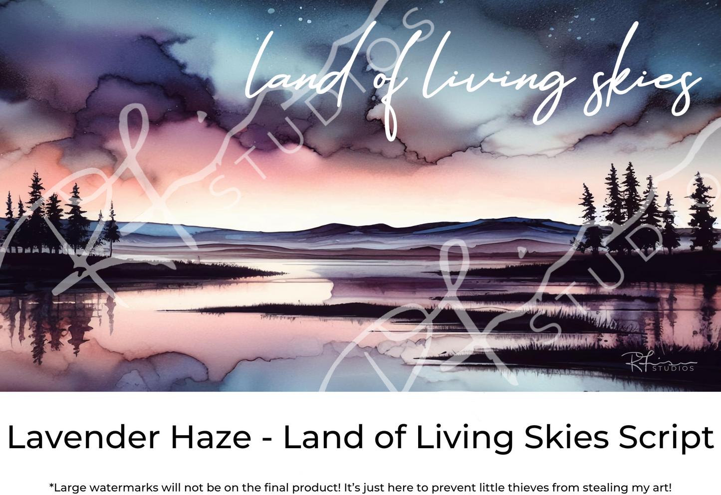 Lavender Haze - 15oz Mug - Land of Living Skies Collection - PREORDER