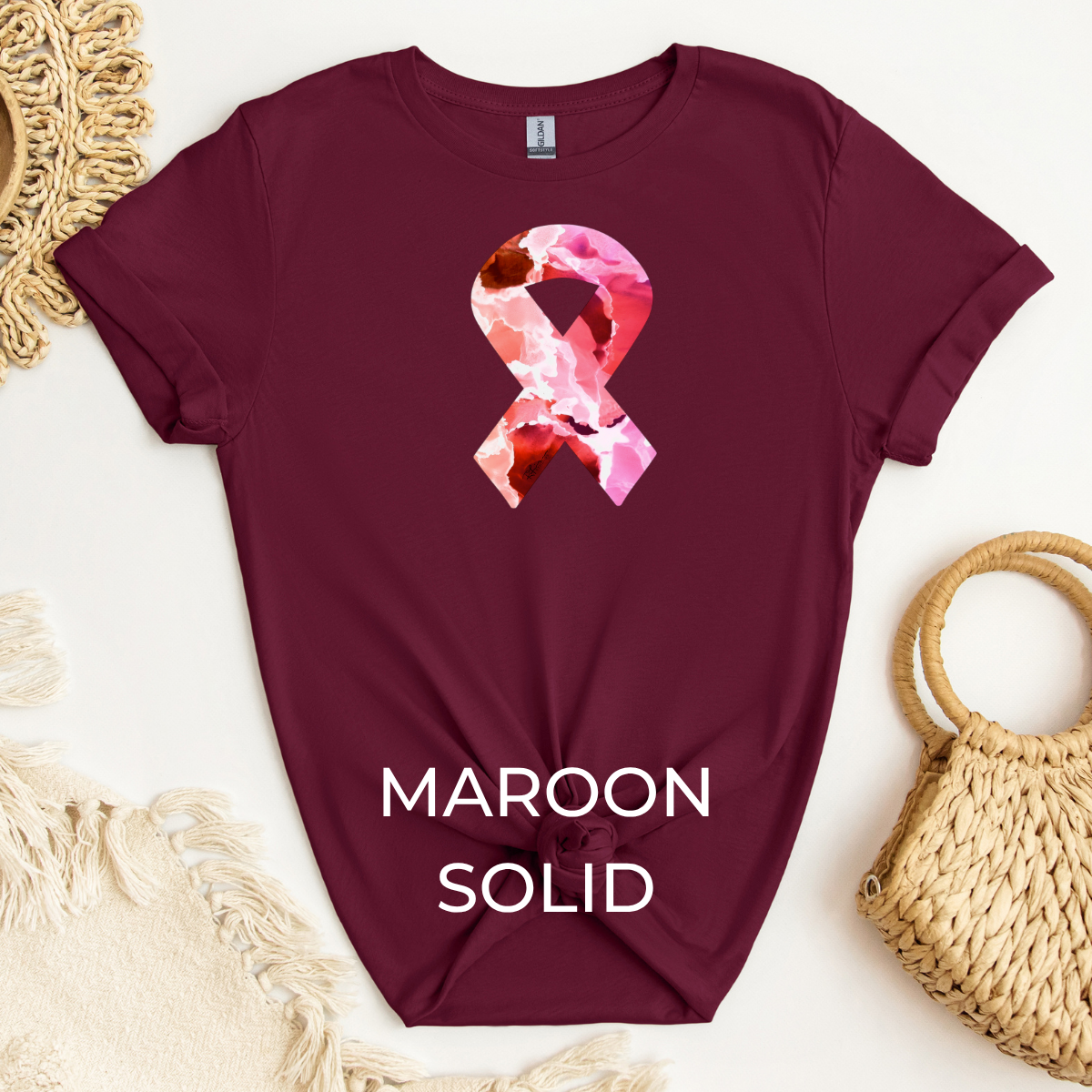 Pink Ribbon Apparel For Breast Cancer - Adult T-Shirt