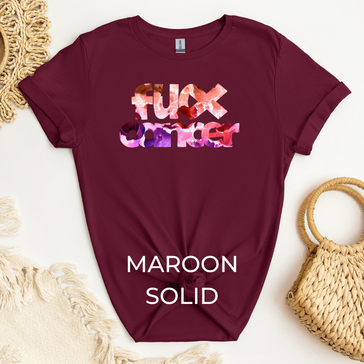 F*ck Cancer Apparel For Breast Cancer - Adult T-Shirt