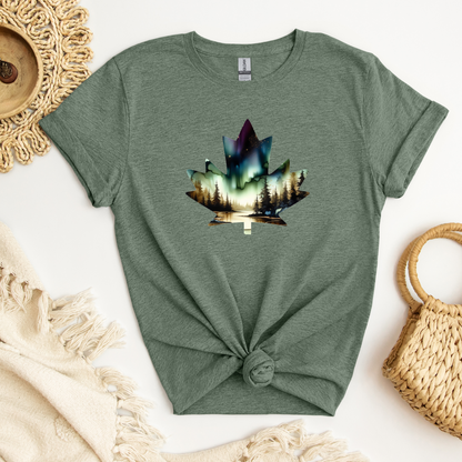 Canada Maple Leaf - "Monsoon Skies" Painting - Apparel