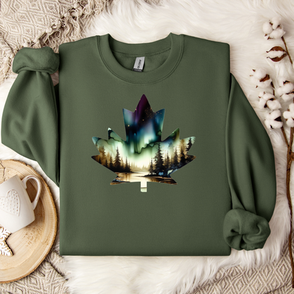 Canada Maple Leaf - "Monsoon Skies" Painting - Apparel