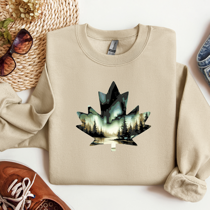 Canada Maple Leaf - "Monsoon Skies 2.0" Painting - Apparel