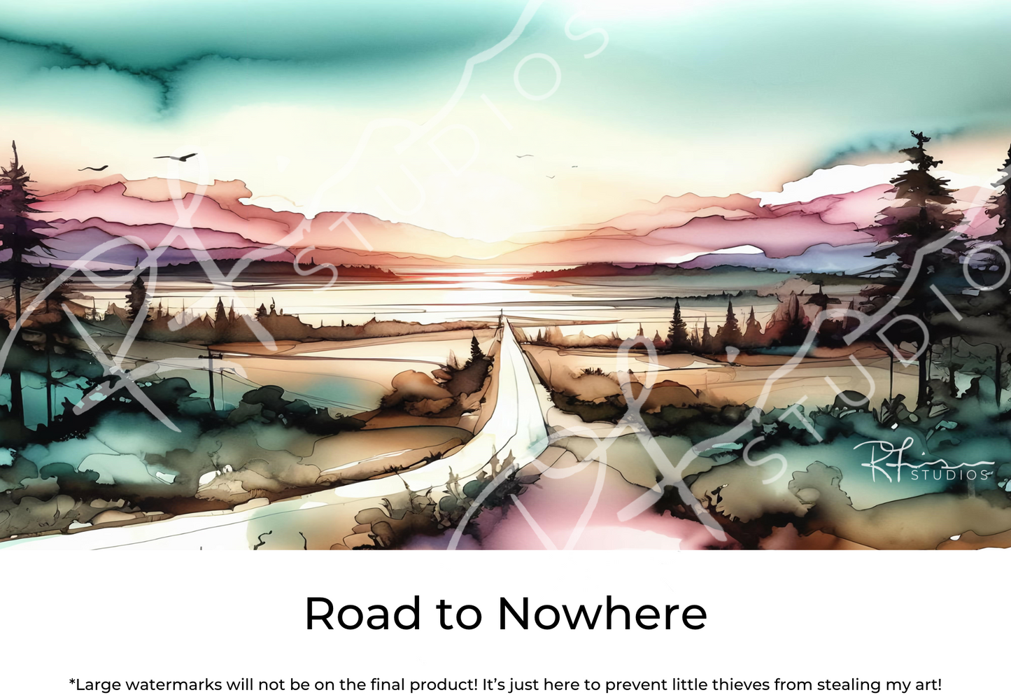 Road to Nowhere - 15oz Mug - Land of Living Skies Collection - IN STOCK