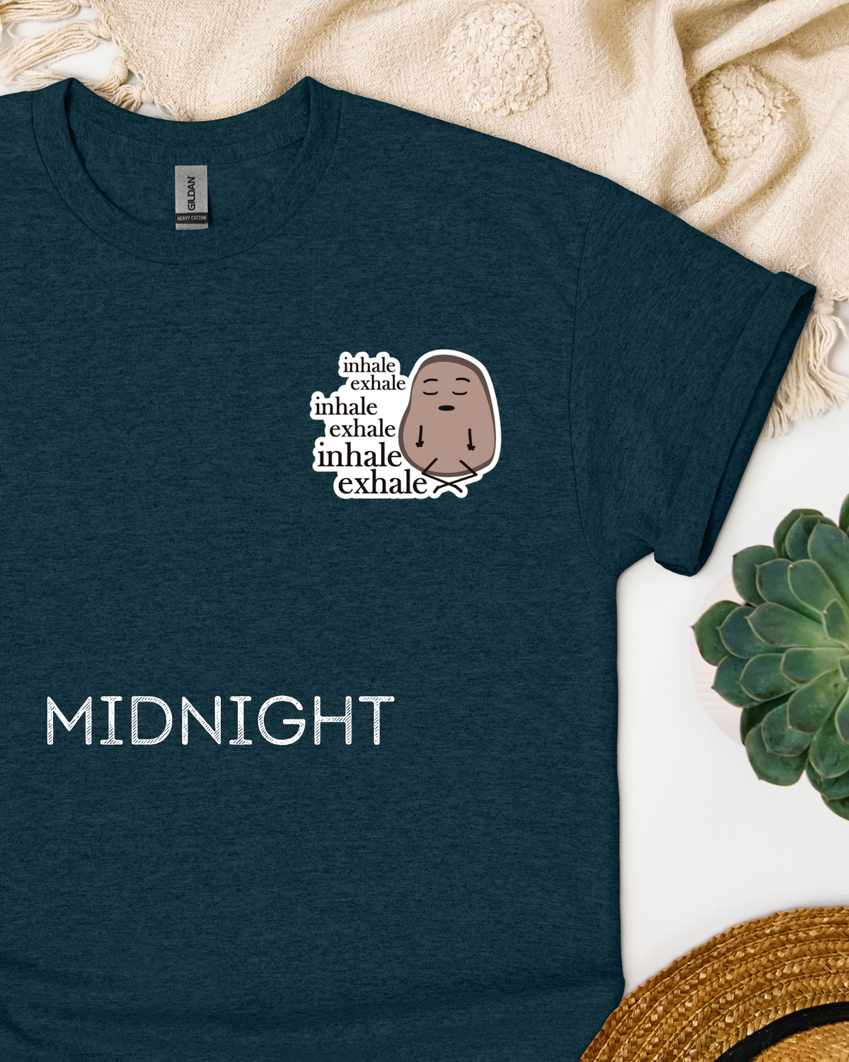 The Sad Potato Apparel - Inhale Exhale - Adult