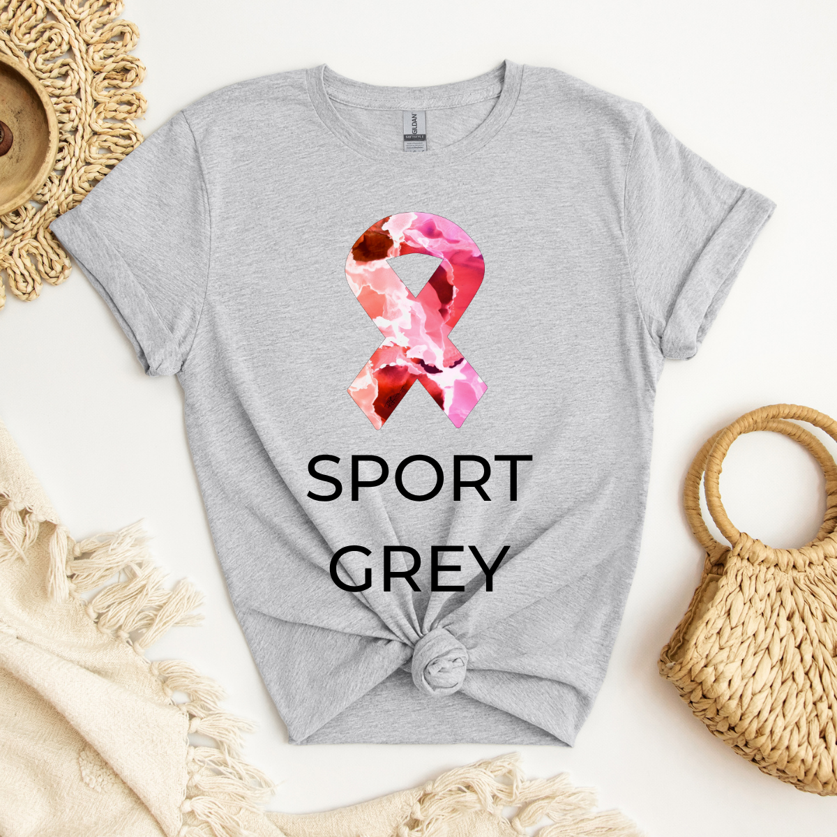 Pink Ribbon Apparel For Breast Cancer - Adult T-Shirt